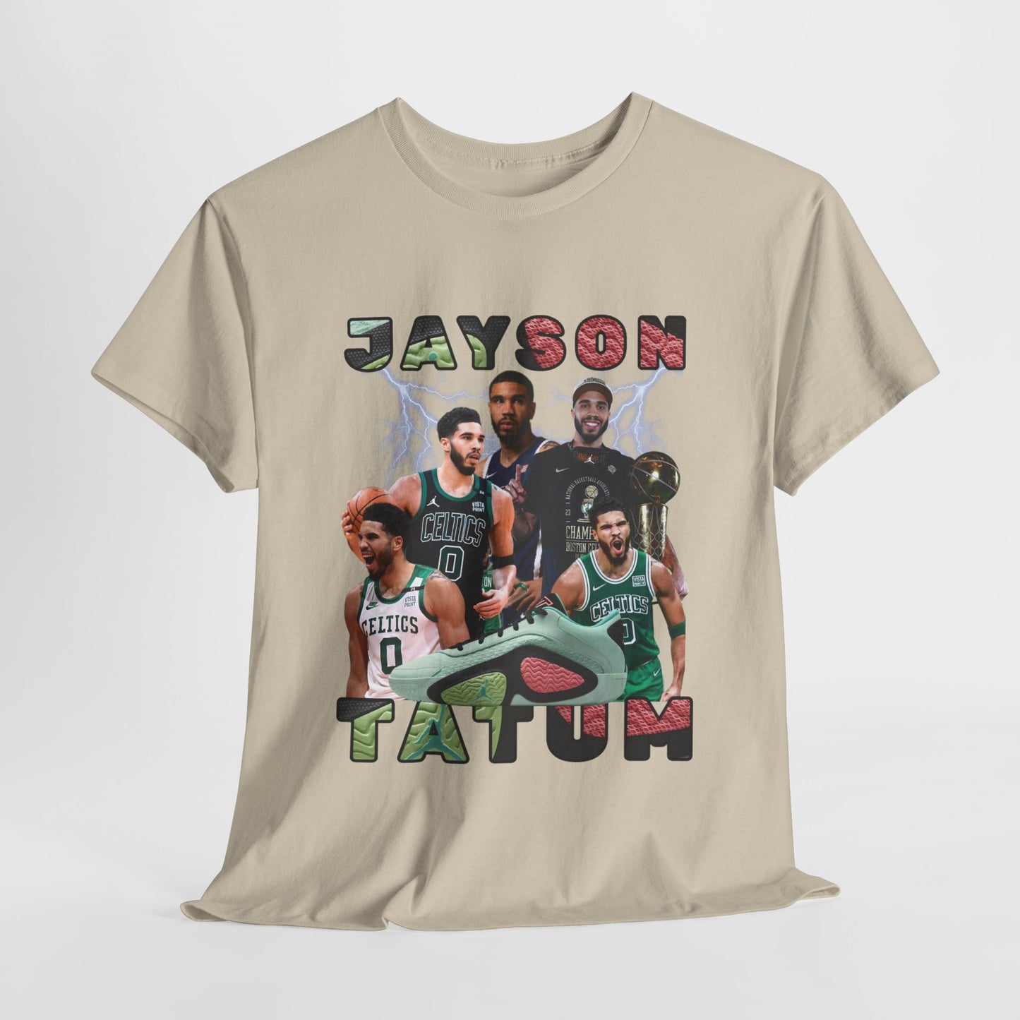 JAYSON Tatum NBA Team Tee Duke shirt Boston Celtics Jaylen Brown Graphic Art Autograph Jordan Shoe Tatum 2 Vortex Basketball Shoes Unisex Heavy Cotton Tee