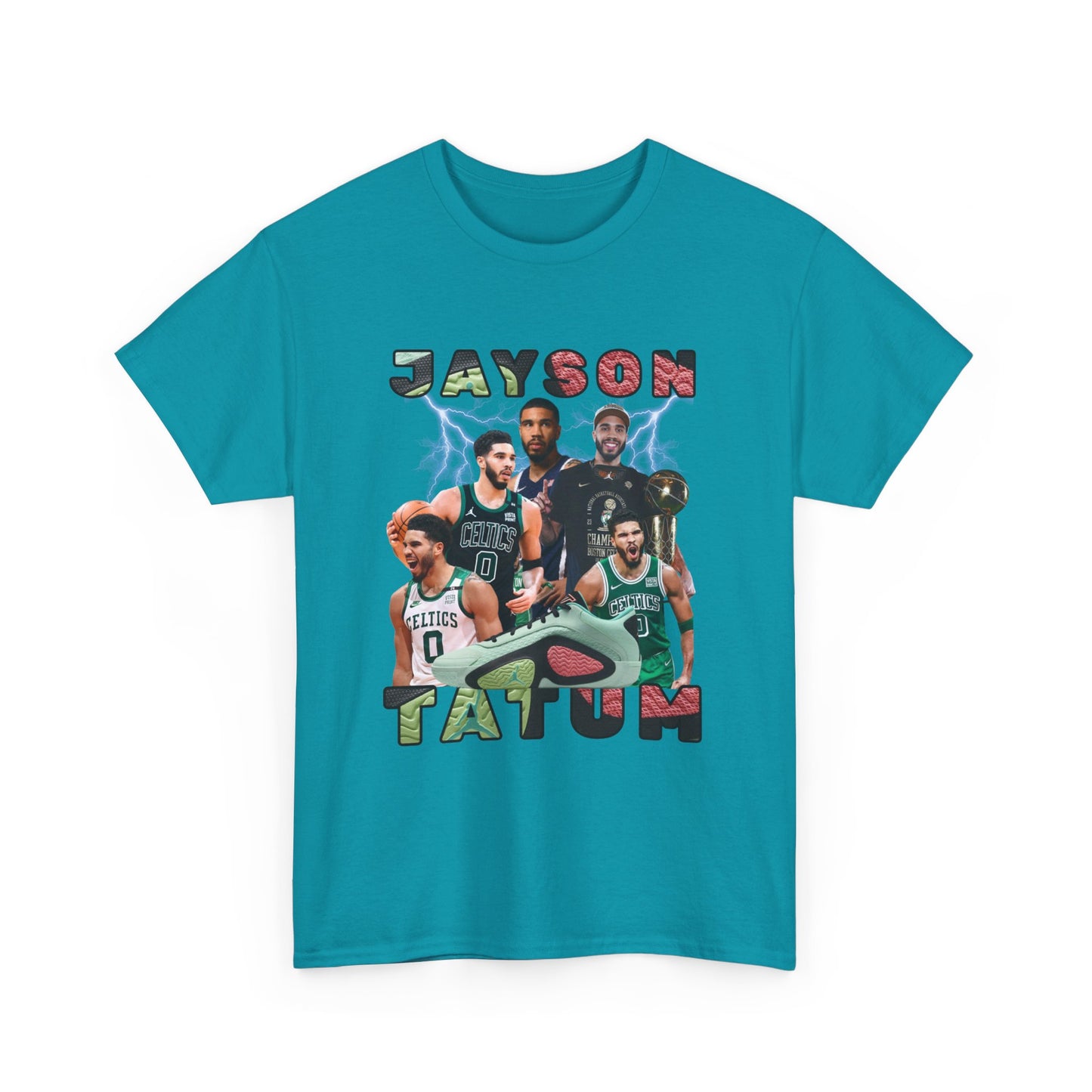 JAYSON Tatum NBA Team Tee Duke shirt Boston Celtics Jaylen Brown Graphic Art Autograph Jordan Shoe Tatum 2 Vortex Basketball Shoes Unisex Heavy Cotton Tee