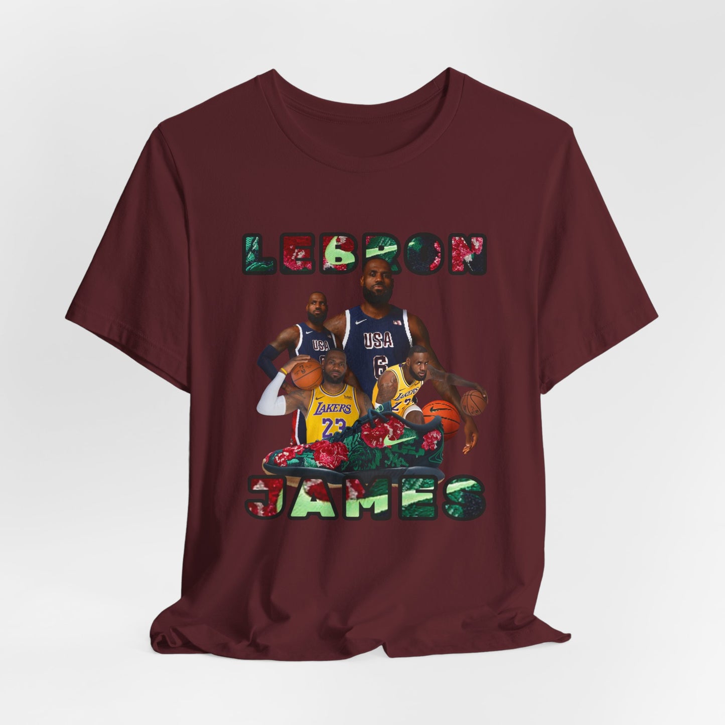 PURPLE Lebron Unisex Jersey Short Sleeve Tee