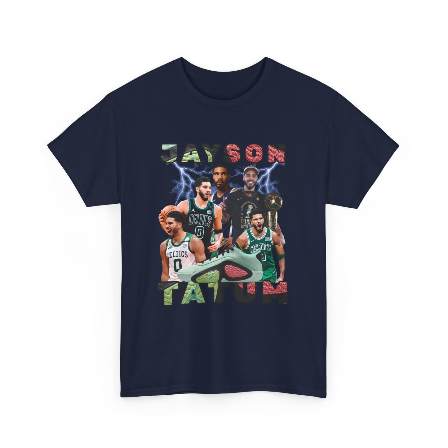 JAYSON Tatum NBA Team Tee Duke shirt Boston Celtics Jaylen Brown Graphic Art Autograph Jordan Shoe Tatum 2 Vortex Basketball Shoes Unisex Heavy Cotton Tee