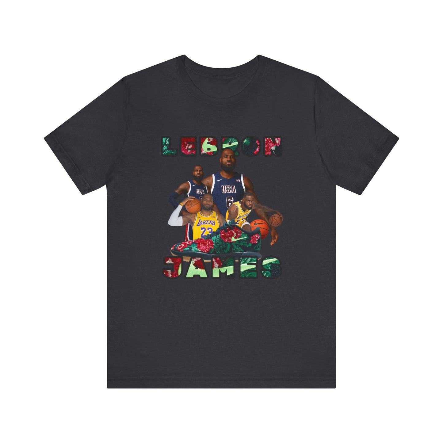 PURPLE Lebron Unisex Jersey Short Sleeve Tee