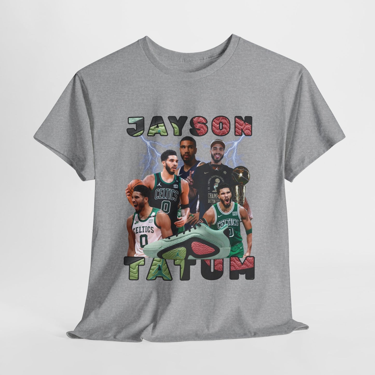 JAYSON Tatum NBA Team Tee Duke shirt Boston Celtics Jaylen Brown Graphic Art Autograph Jordan Shoe Tatum 2 Vortex Basketball Shoes Unisex Heavy Cotton Tee