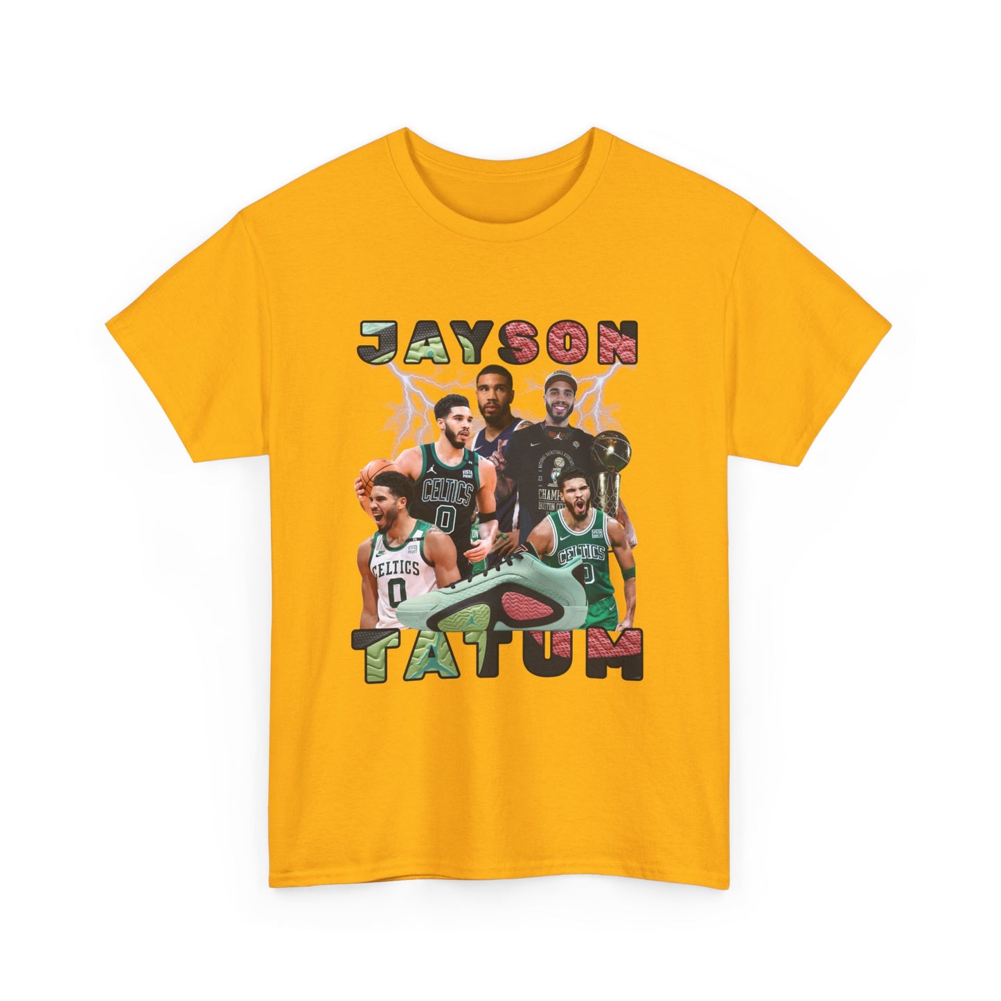 JAYSON Tatum NBA Team Tee Duke shirt Boston Celtics Jaylen Brown Graphic Art Autograph Jordan Shoe Tatum 2 Vortex Basketball Shoes Unisex Heavy Cotton Tee