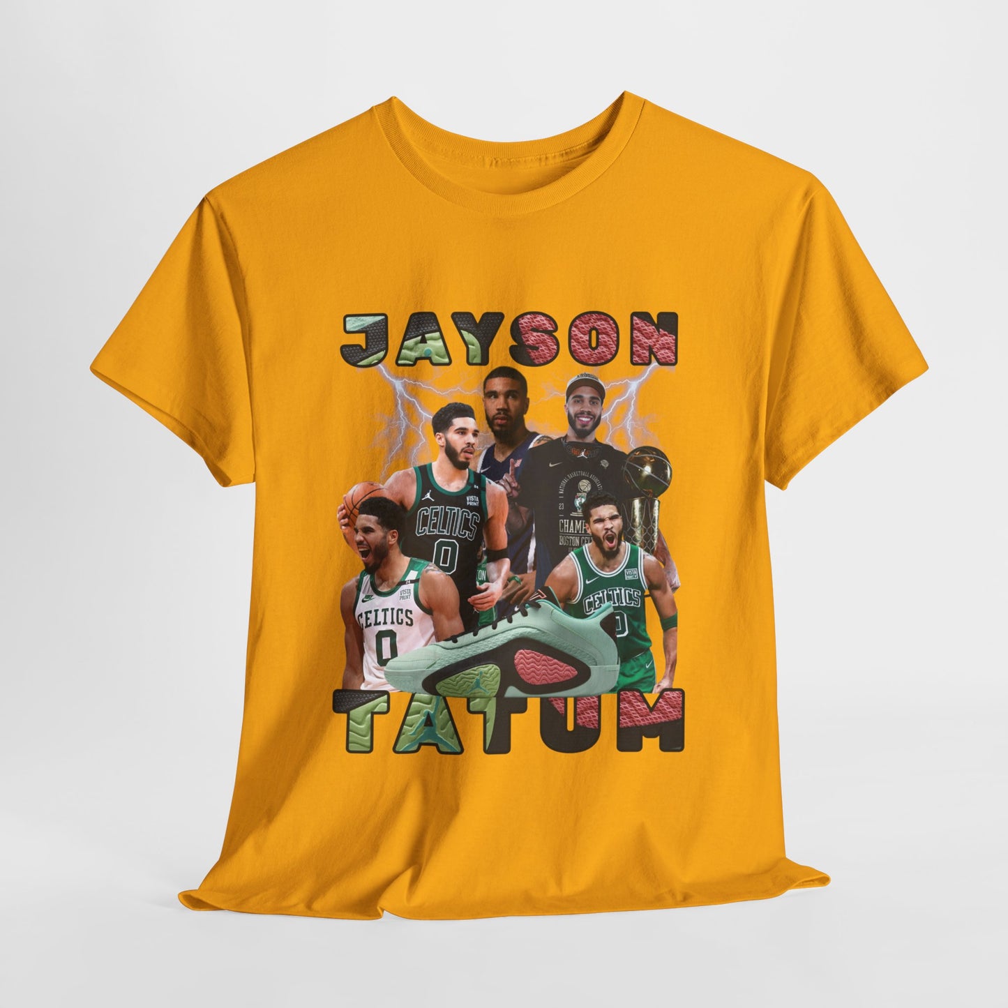 JAYSON Tatum NBA Team Tee Duke shirt Boston Celtics Jaylen Brown Graphic Art Autograph Jordan Shoe Tatum 2 Vortex Basketball Shoes Unisex Heavy Cotton Tee