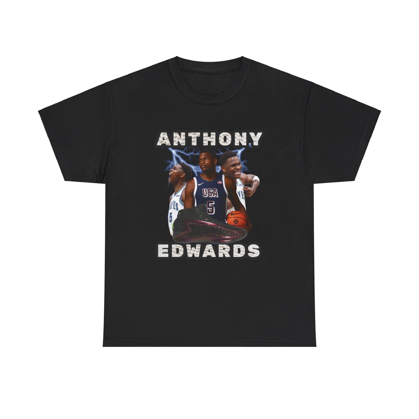 BLUE Anthony Edwards shirt Nba Tee Anthony Edwards poster png
