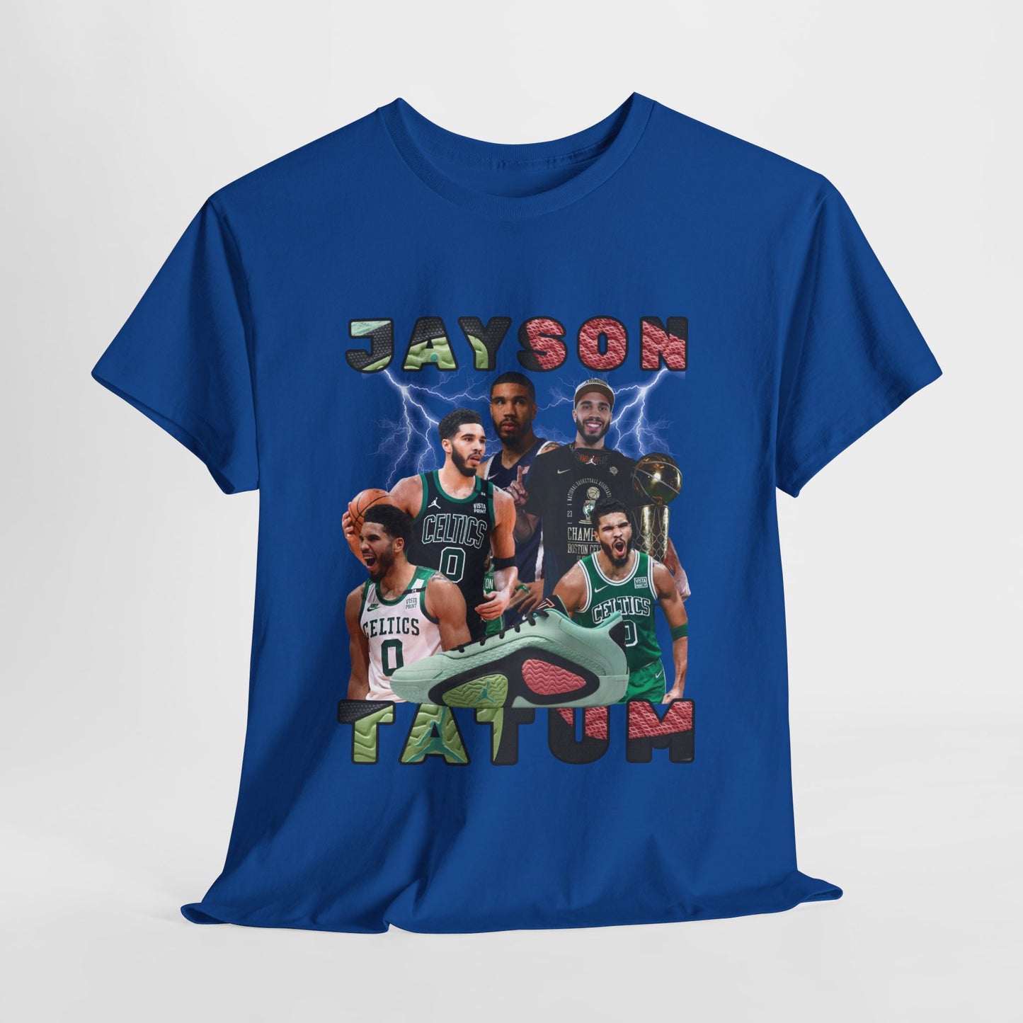 JAYSON Tatum NBA Team Tee Duke shirt Boston Celtics Jaylen Brown Graphic Art Autograph Jordan Shoe Tatum 2 Vortex Basketball Shoes Unisex Heavy Cotton Tee