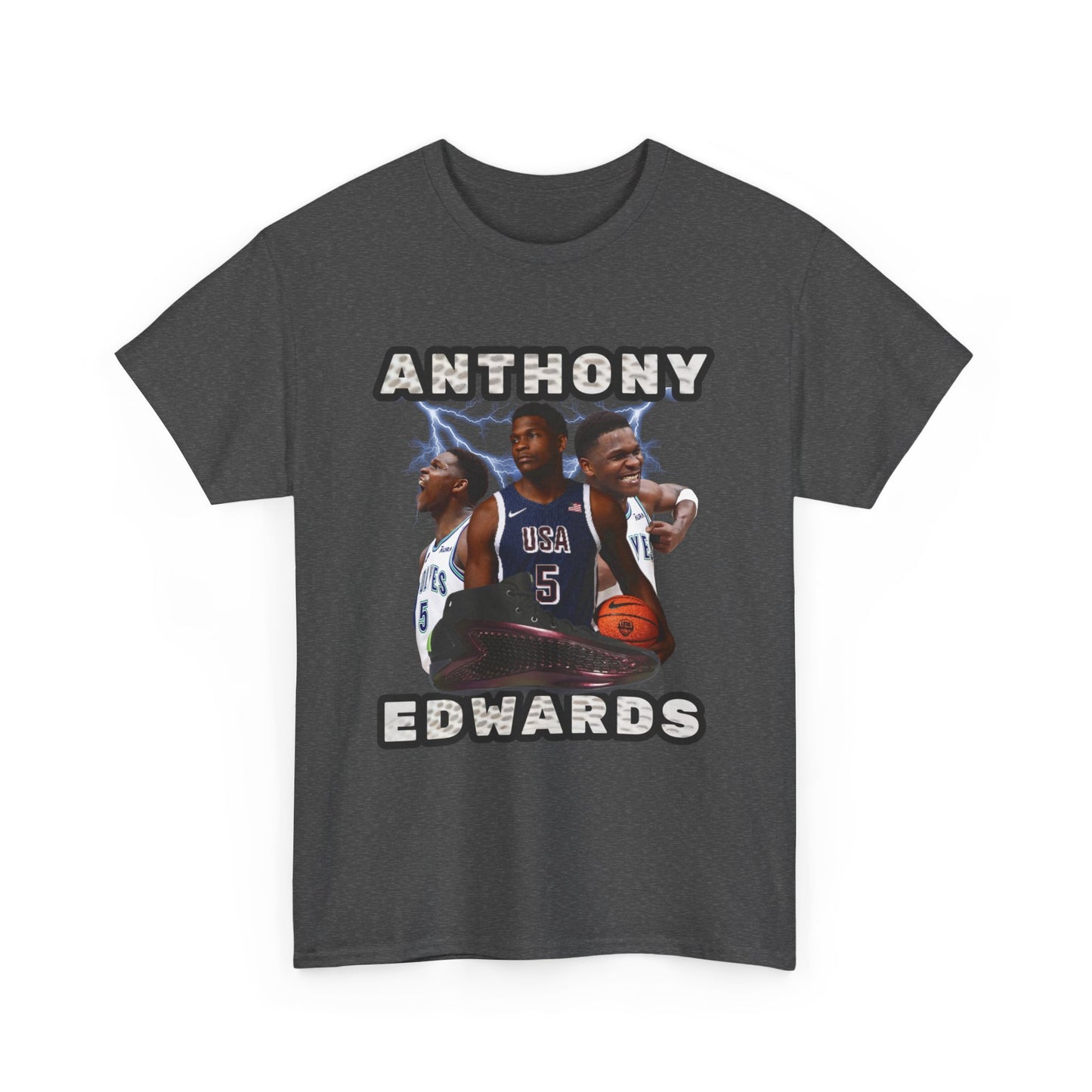 BLUE Anthony Edwards shirt Nba Tee Anthony Edwards poster png