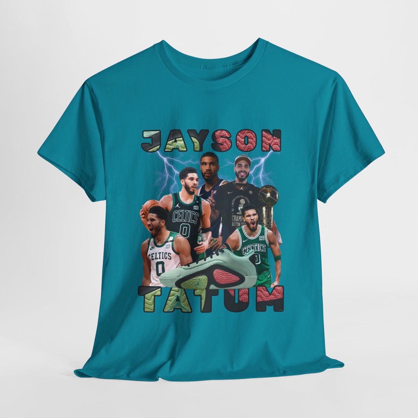 JAYSON Tatum NBA Team Tee Duke shirt Boston Celtics Jaylen Brown Graphic Art Autograph Jordan Shoe Tatum 2 Vortex Basketball Shoes Unisex Heavy Cotton Tee