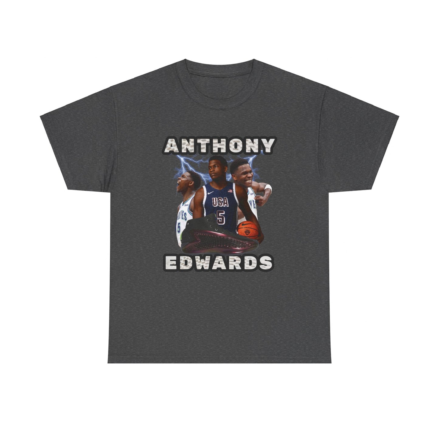 BLUE Anthony Edwards shirt Nba Tee Anthony Edwards poster png