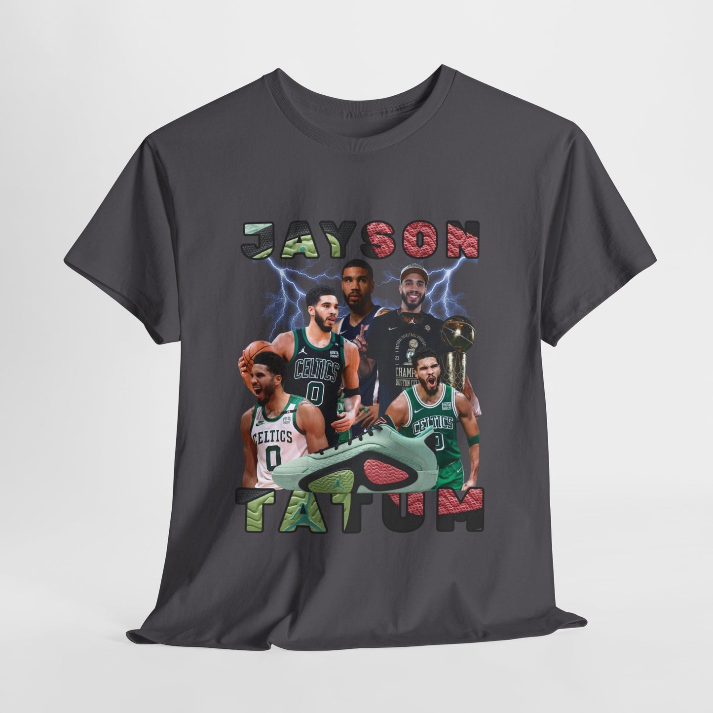 JAYSON Tatum NBA Team Tee Duke shirt Boston Celtics Jaylen Brown Graphic Art Autograph Jordan Shoe Tatum 2 Vortex Basketball Shoes Unisex Heavy Cotton Tee