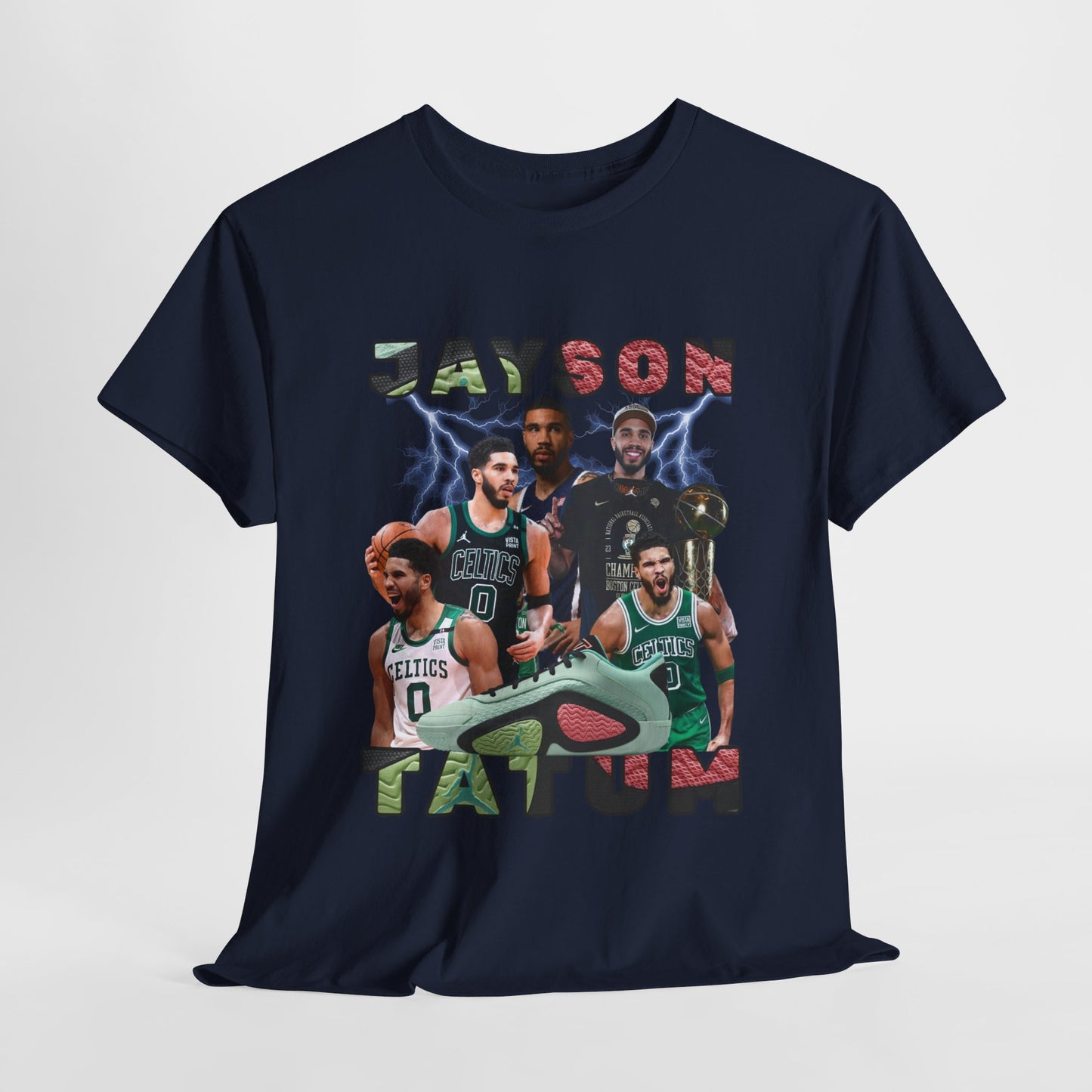 JAYSON Tatum NBA Team Tee Duke shirt Boston Celtics Jaylen Brown Graphic Art Autograph Jordan Shoe Tatum 2 Vortex Basketball Shoes Unisex Heavy Cotton Tee
