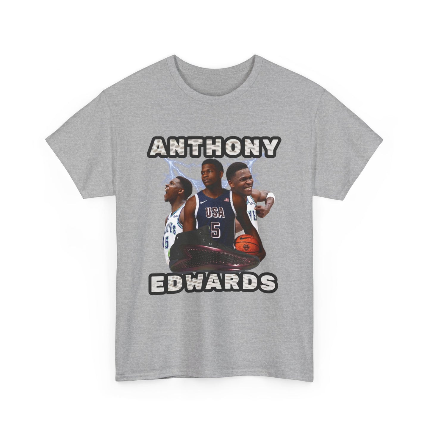 BLUE Anthony Edwards shirt Nba Tee Anthony Edwards poster png
