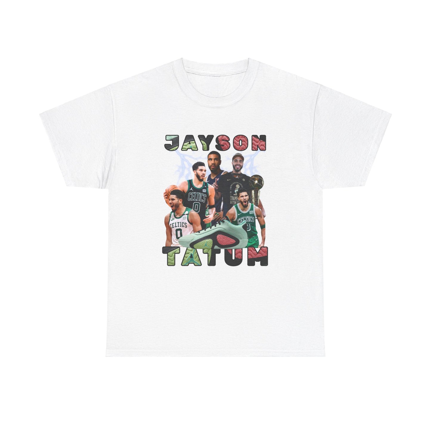 JAYSON Tatum NBA Team Tee Duke shirt Boston Celtics Jaylen Brown Graphic Art Autograph Jordan Shoe Tatum 2 Vortex Basketball Shoes Unisex Heavy Cotton Tee