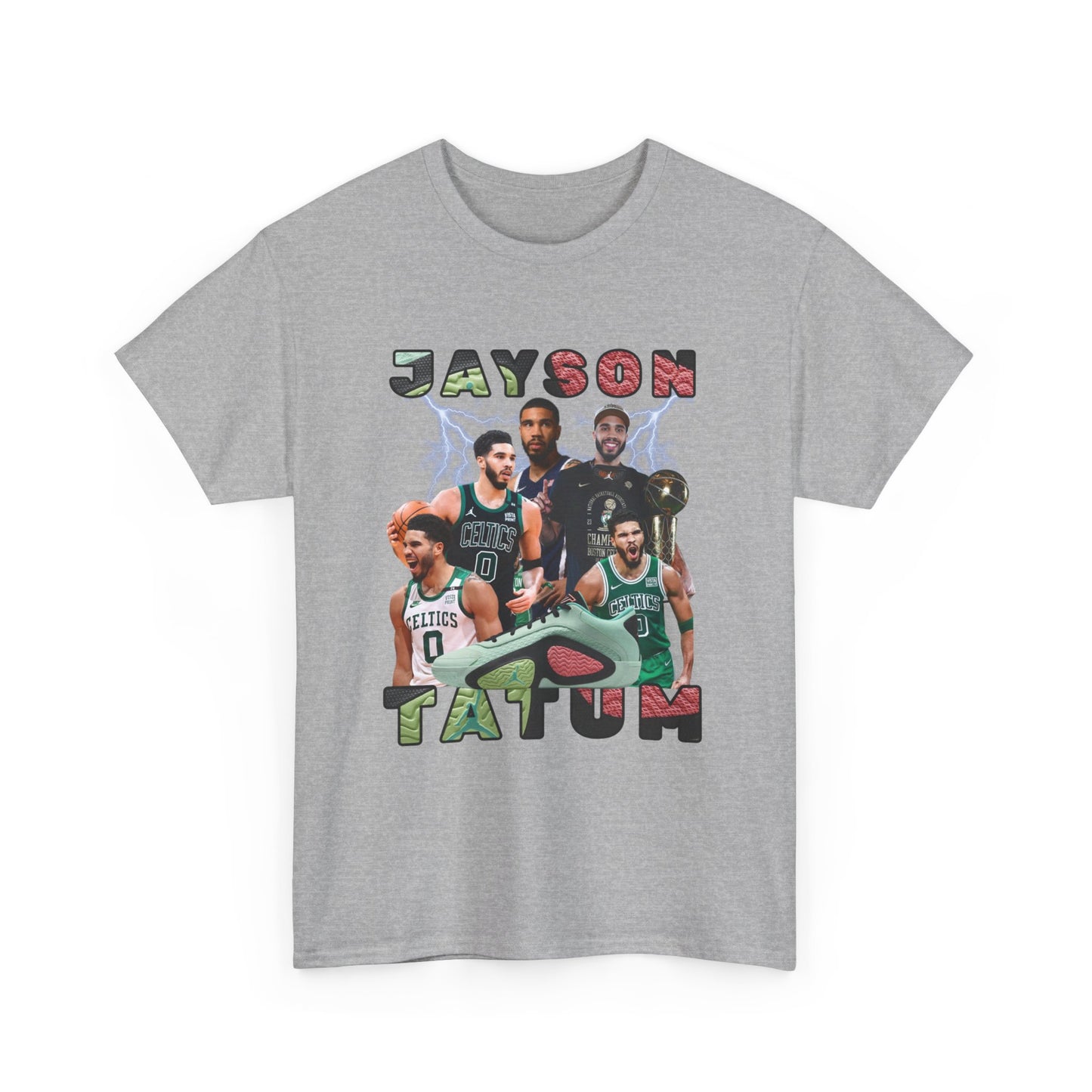 JAYSON Tatum NBA Team Tee Duke shirt Boston Celtics Jaylen Brown Graphic Art Autograph Jordan Shoe Tatum 2 Vortex Basketball Shoes Unisex Heavy Cotton Tee