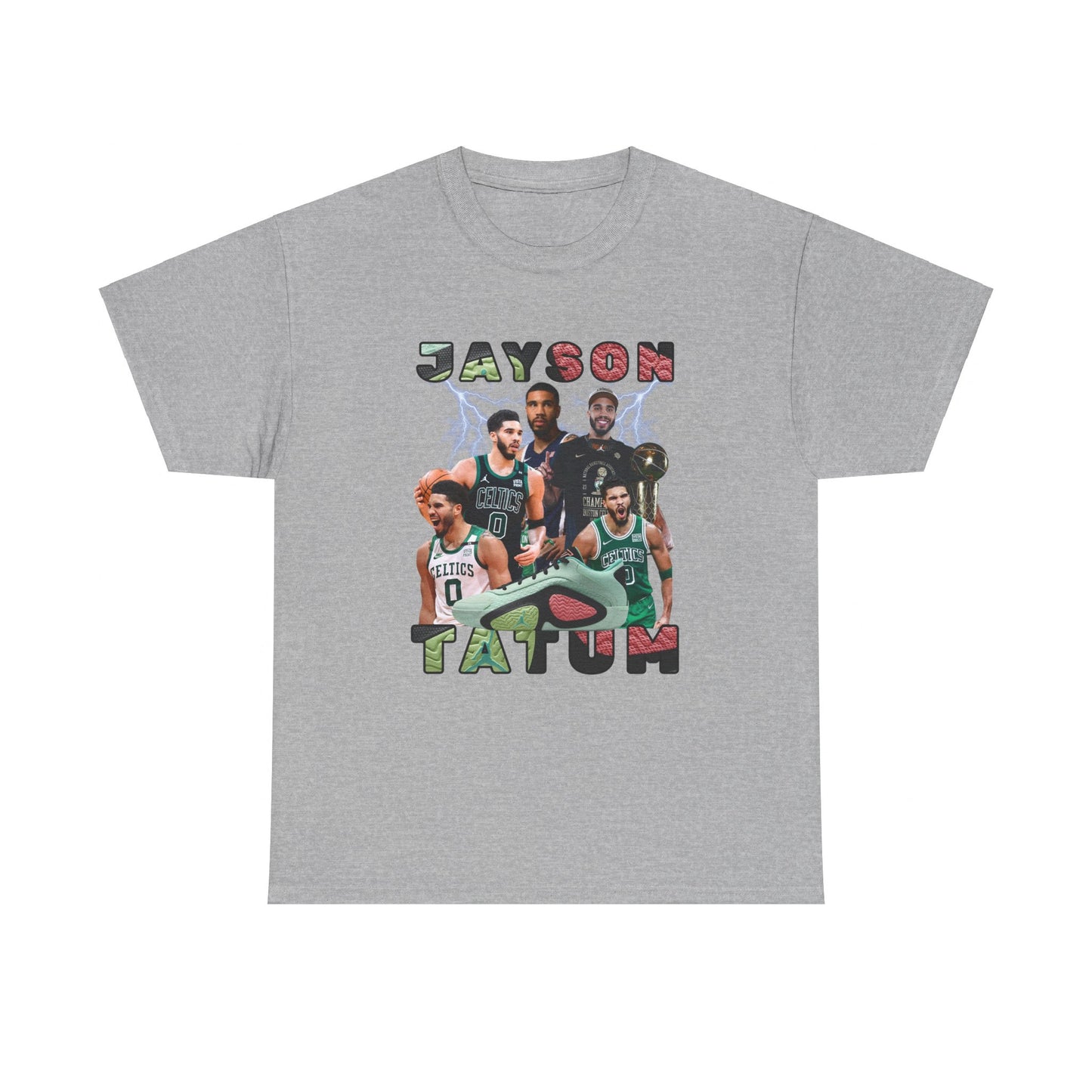 JAYSON Tatum NBA Team Tee Duke shirt Boston Celtics Jaylen Brown Graphic Art Autograph Jordan Shoe Tatum 2 Vortex Basketball Shoes Unisex Heavy Cotton Tee
