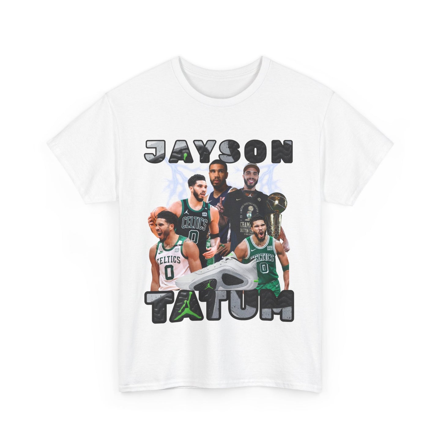 WHITE SHOESJAYSON Tatum NBA Team Tee Duke shirt Boston Celtics |