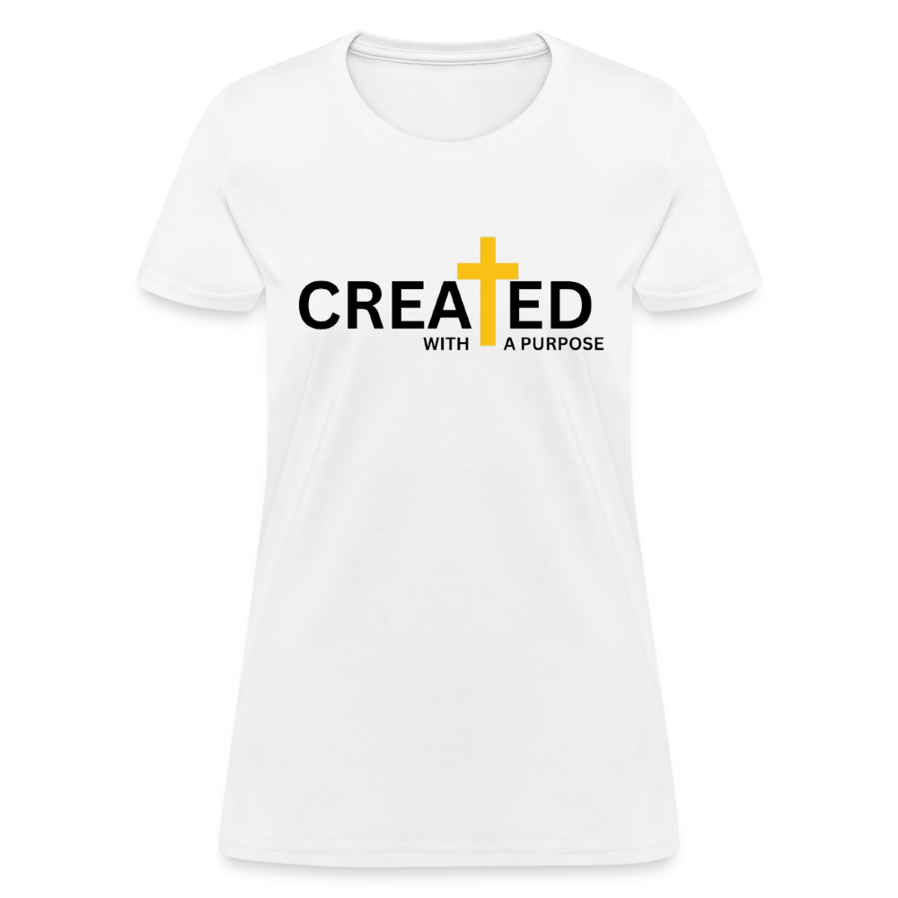 Created with a Purpose - white