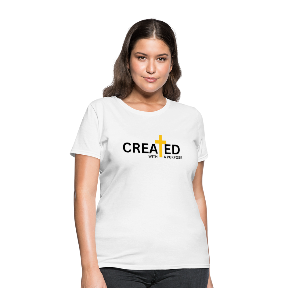 Created with a Purpose - white