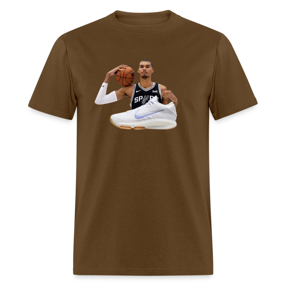 Victor Wembanyama Unisex Classic T-Shirt - brown