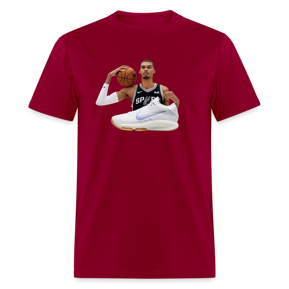 Victor Wembanyama Unisex Classic T-Shirt - dark red