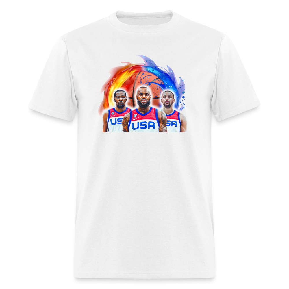 TEAM USA PARIS Unisex Classic T-Shirt - white
