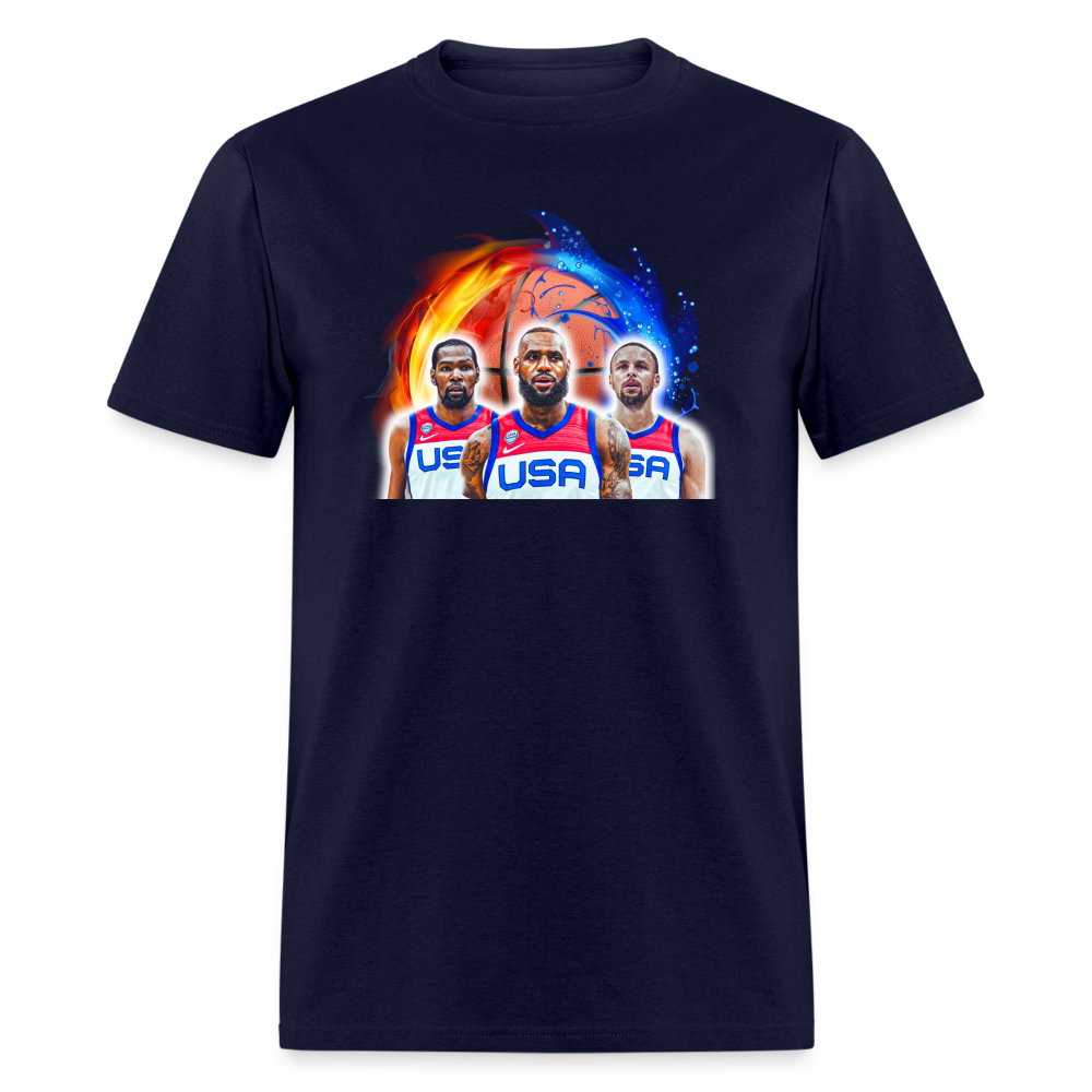 TEAM USA PARIS Unisex Classic T-Shirt - navy
