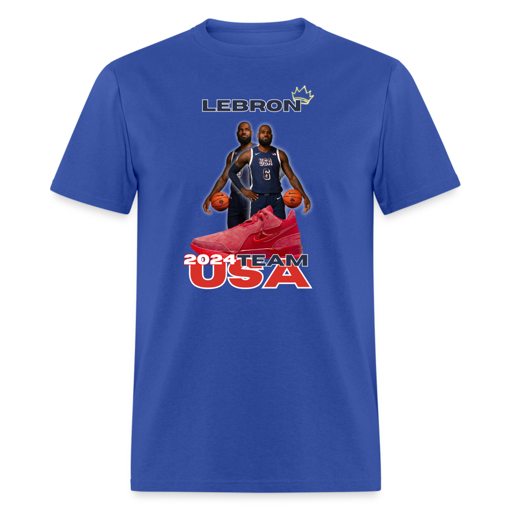 LEBRON 2024 TEAM USA Unisex Classic T-Shirt - royal blue