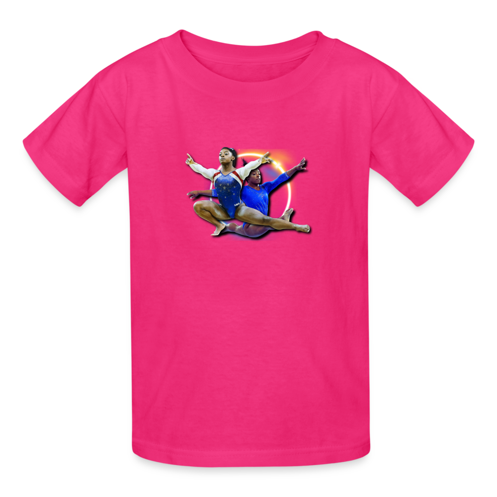 Gildan Ultra Cotton Youth T-Shirt - fuchsia
