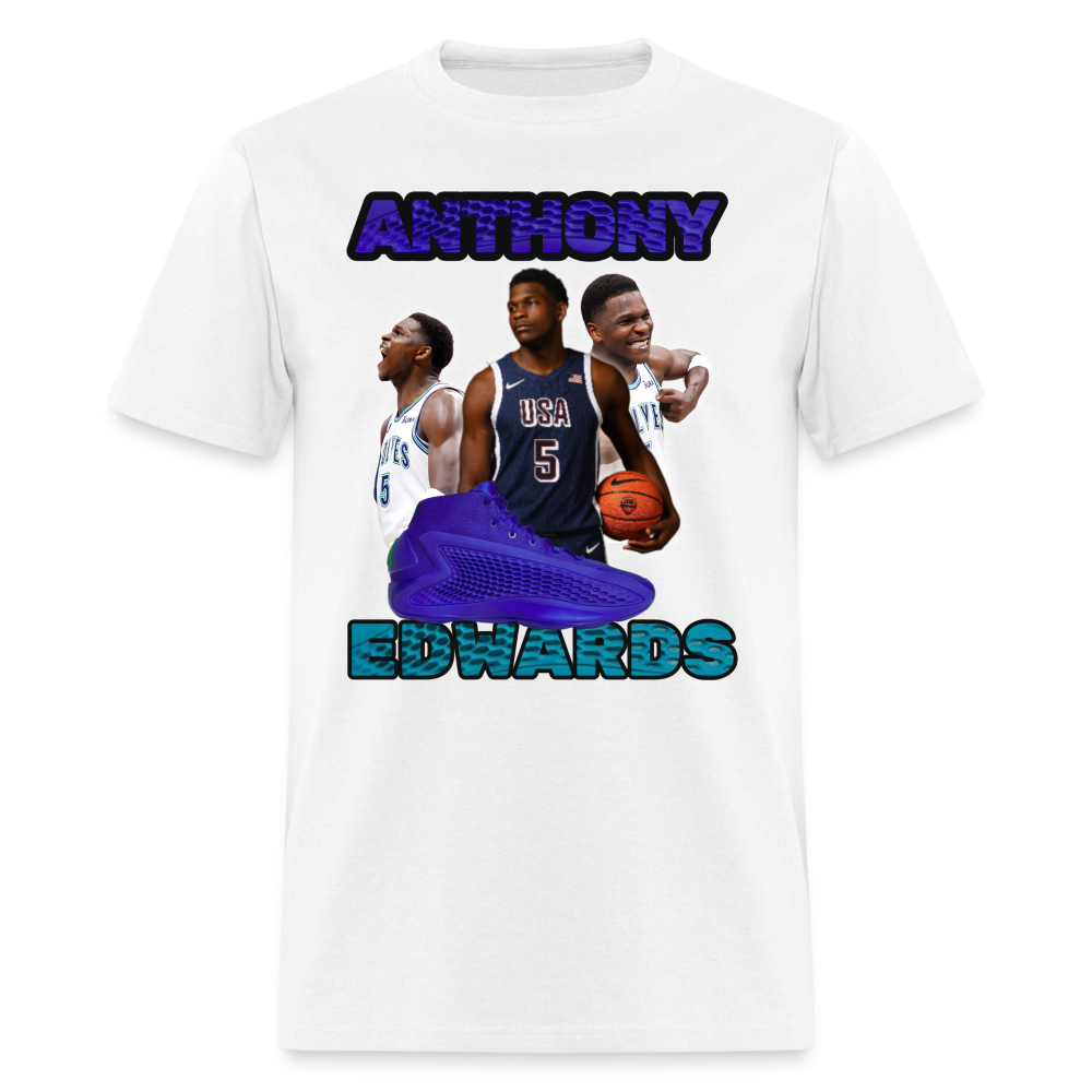 ANTHONY EDWARDS #1 OPTION Unisex Classic T-Shirt - white