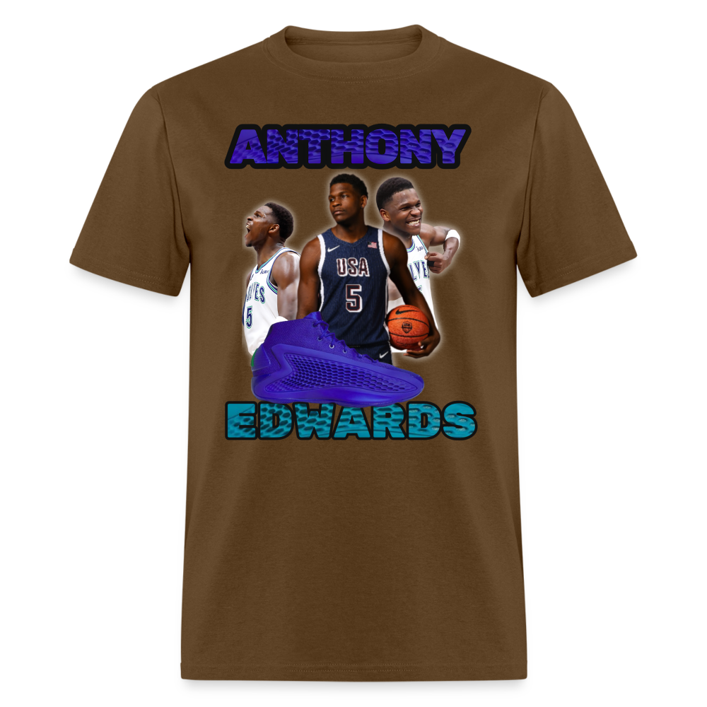 ANTHONY EDWARDS #1 OPTION Unisex Classic T-Shirt - brown