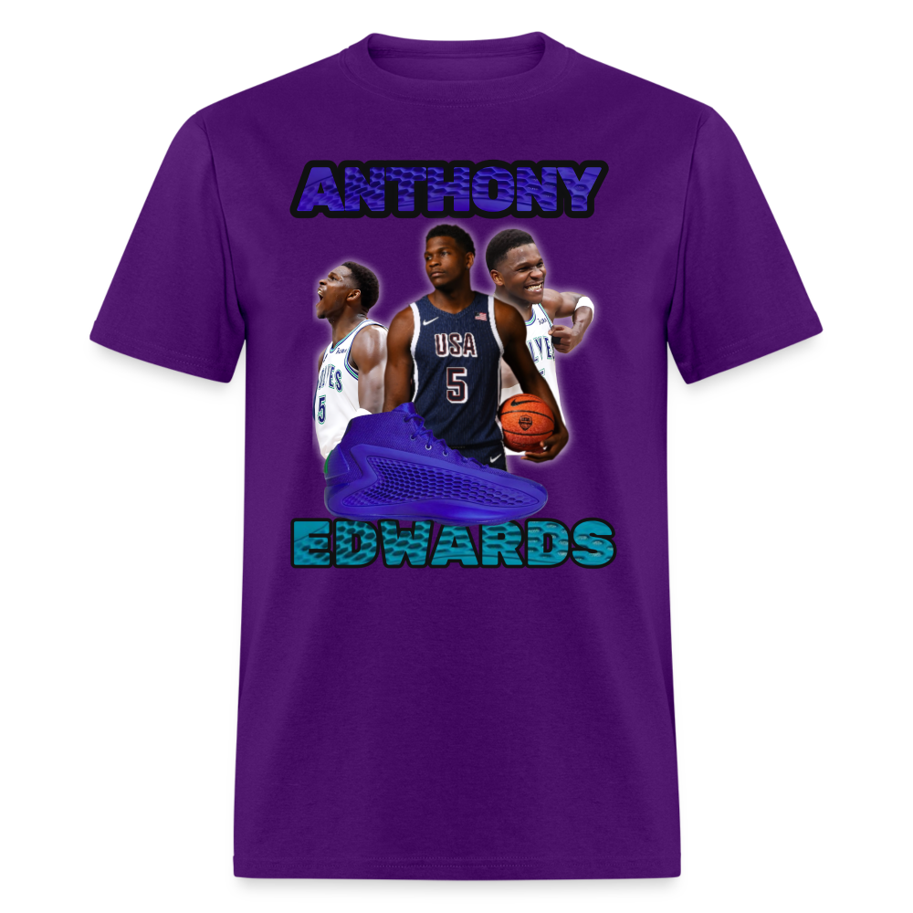 ANTHONY EDWARDS #1 OPTION Unisex Classic T-Shirt - purple