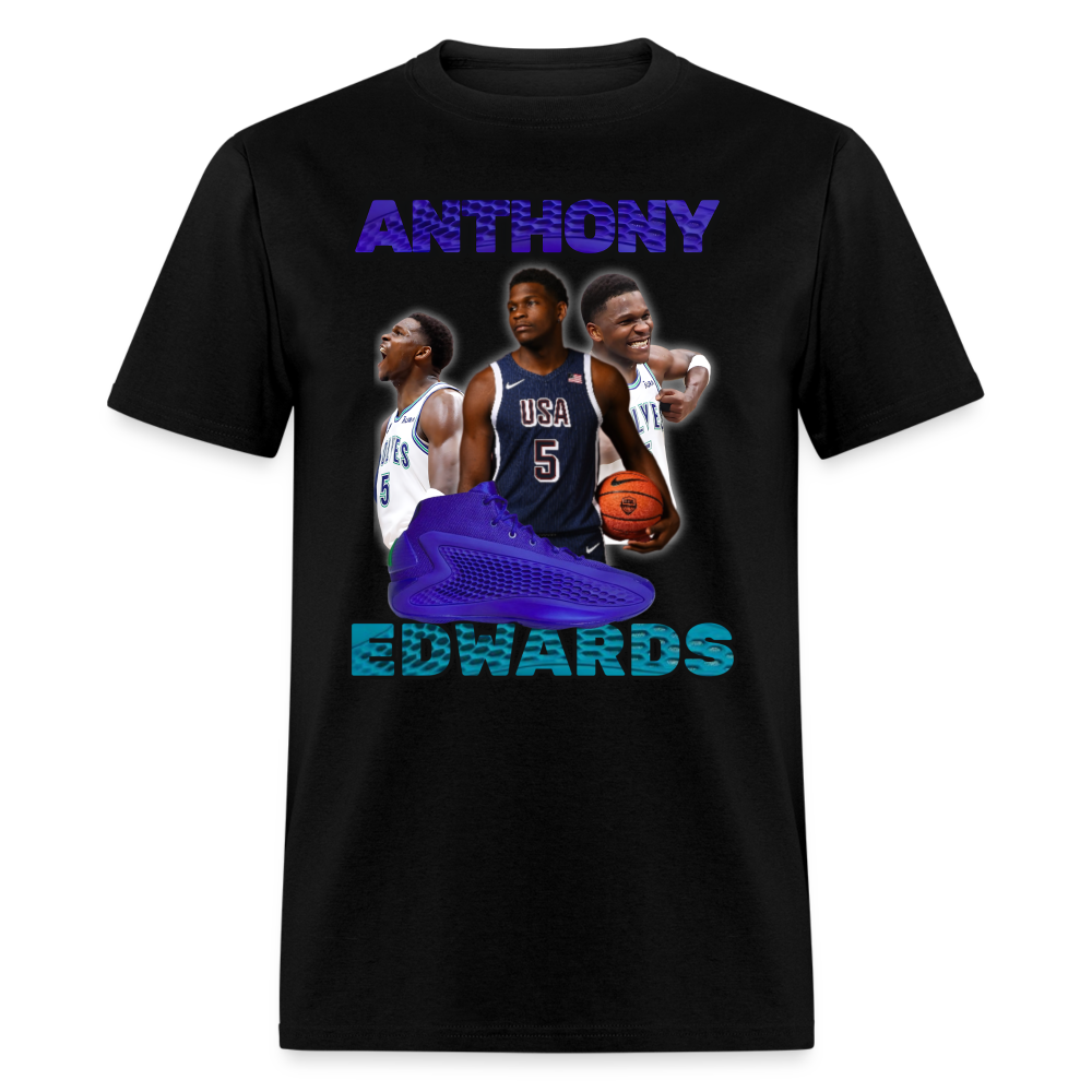 ANTHONY EDWARDS #1 OPTION Unisex Classic T-Shirt - black