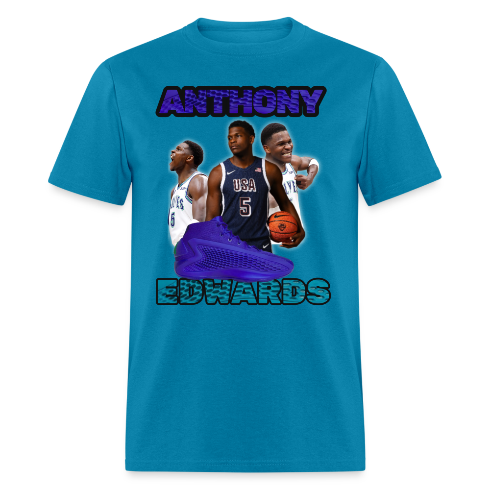 ANTHONY EDWARDS #1 OPTION Unisex Classic T-Shirt - turquoise