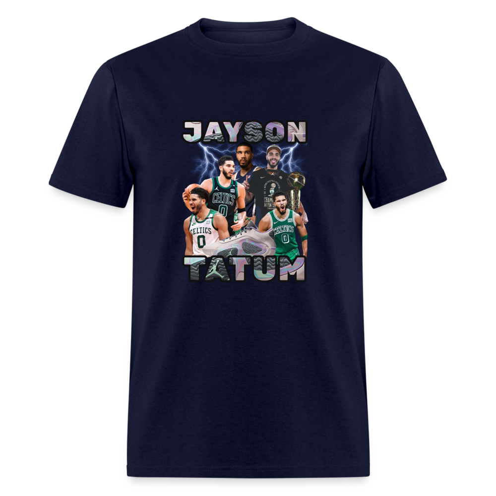 JAYSON TATUM Lighting Unisex Classic T-Shirt - navy