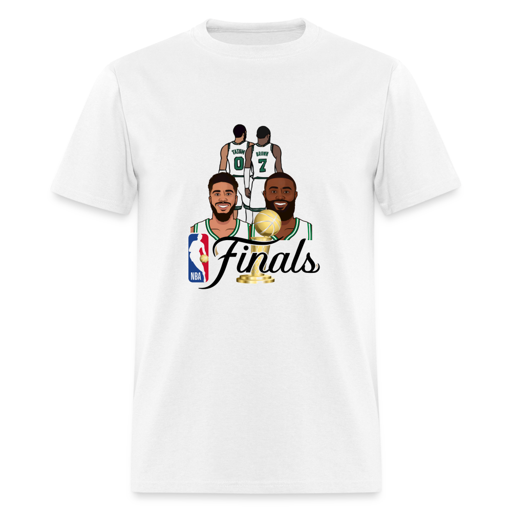 Jayson Tatum Jaylen Brown NBA FINALs Unisex Classic T-Shirt - white