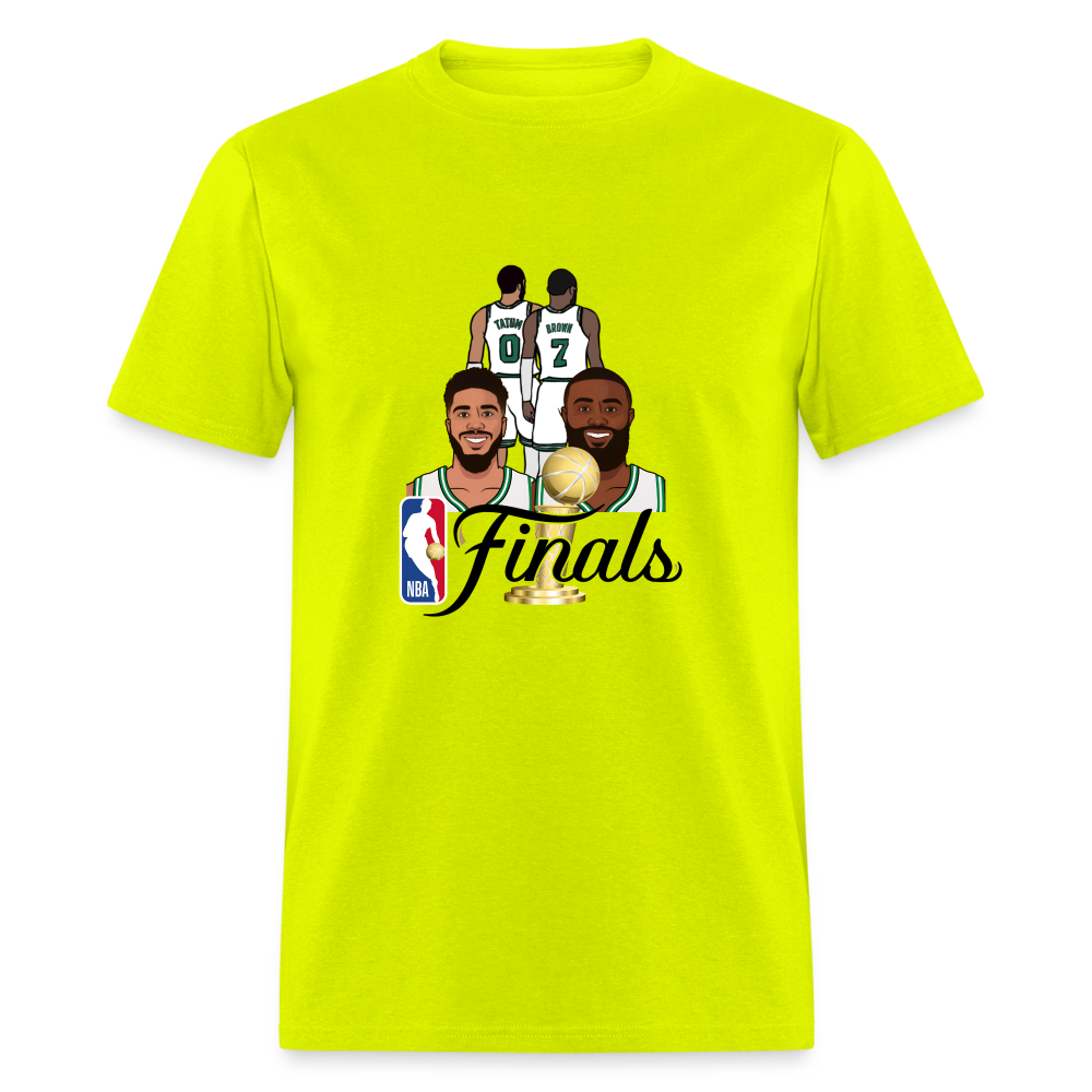 Jayson Tatum Jaylen Brown NBA FINALs Unisex Classic T-Shirt - safety green
