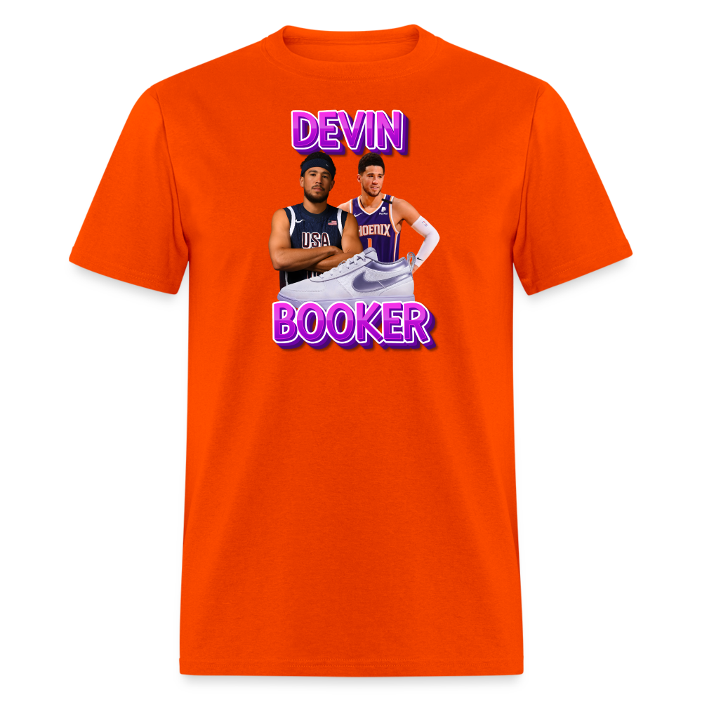 Devin Book Unisex Classic T-Shirt - orange