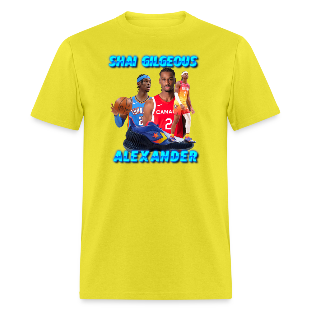 Shai G Unisex Classic T-Shirt - yellow