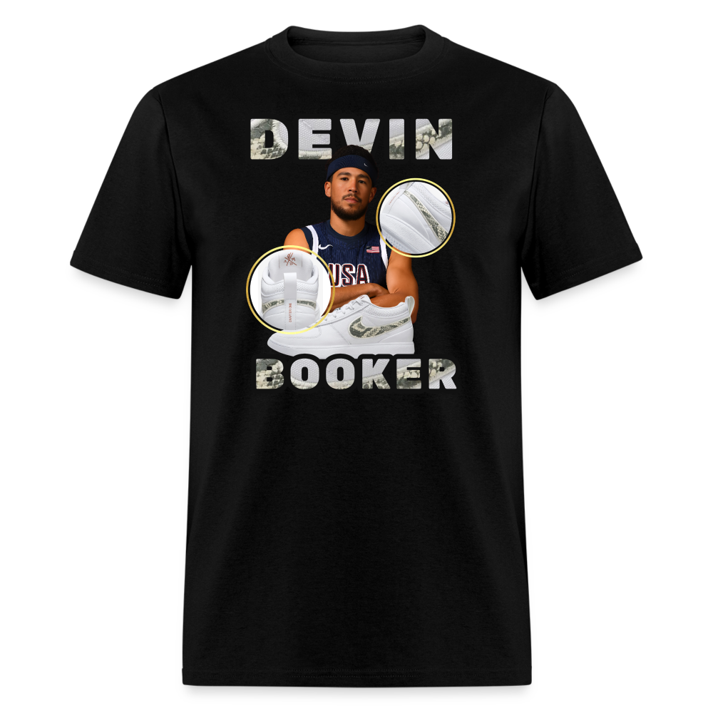 Purple Devin Booker Unisex Classic T-Shirt - black