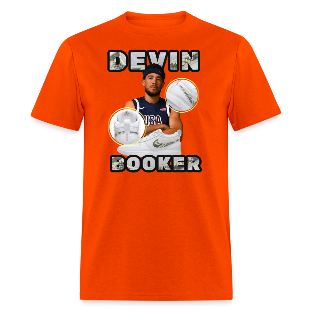 Purple Devin Booker Unisex Classic T-Shirt - orange