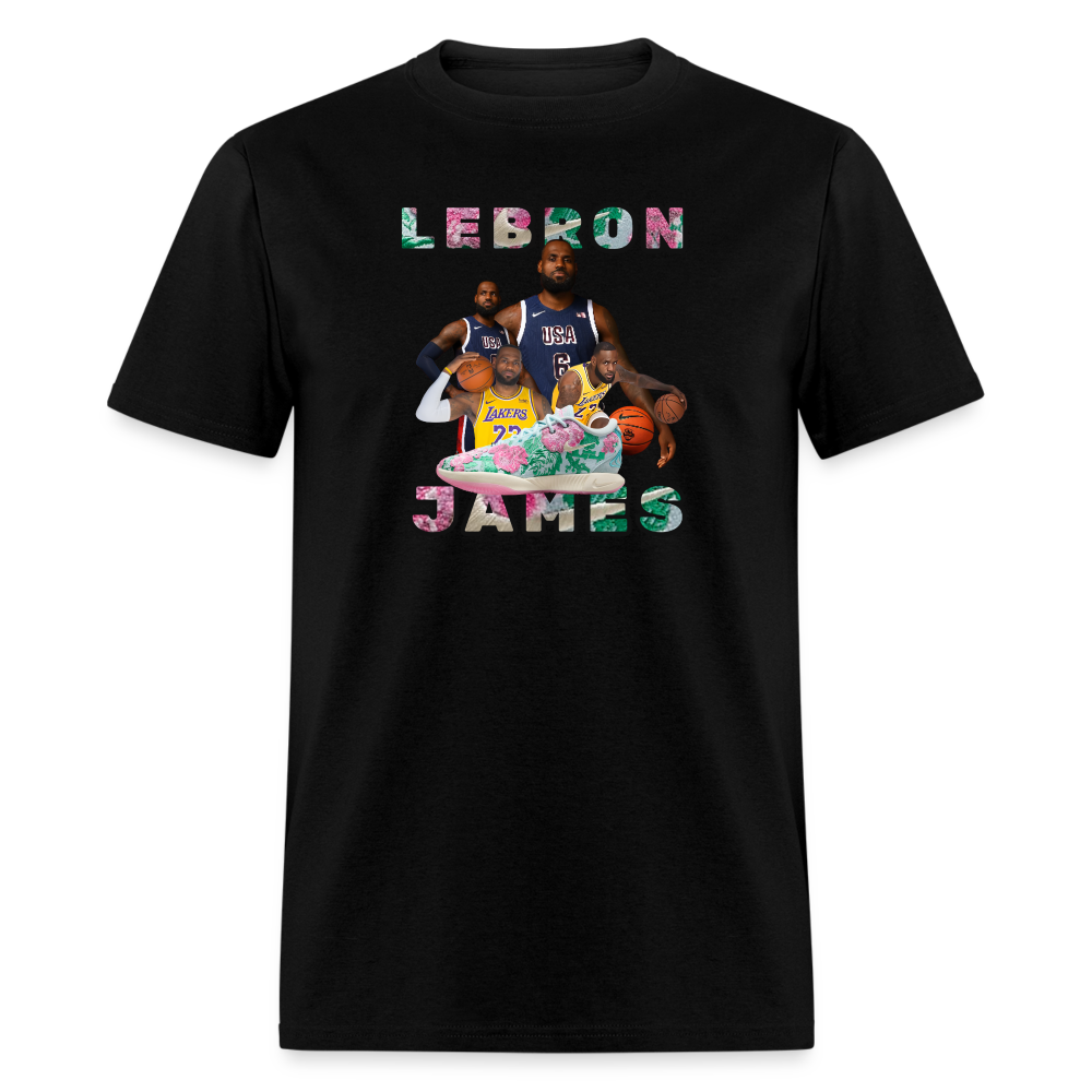 BRIGHT GREEN Lebron Shoe Unisex Classic T-Shirt - black