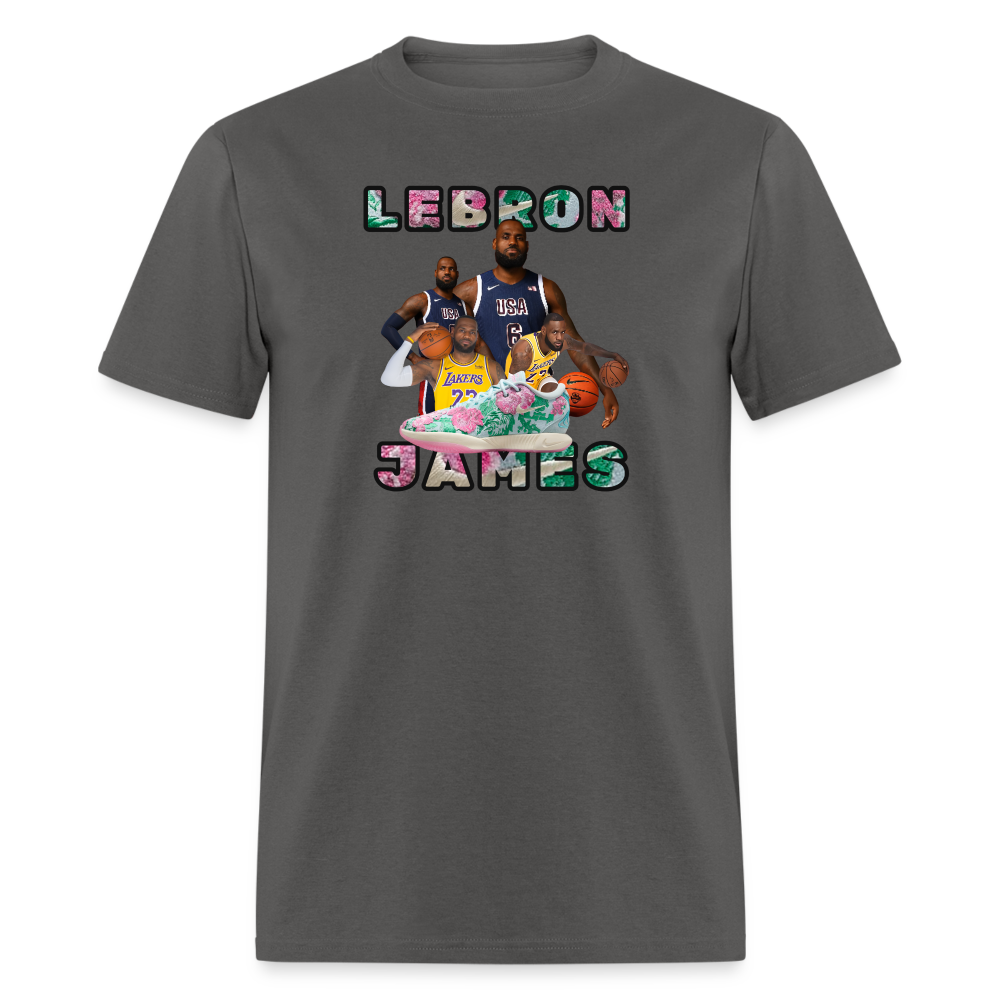 BRIGHT GREEN Lebron Shoe Unisex Classic T-Shirt - charcoal