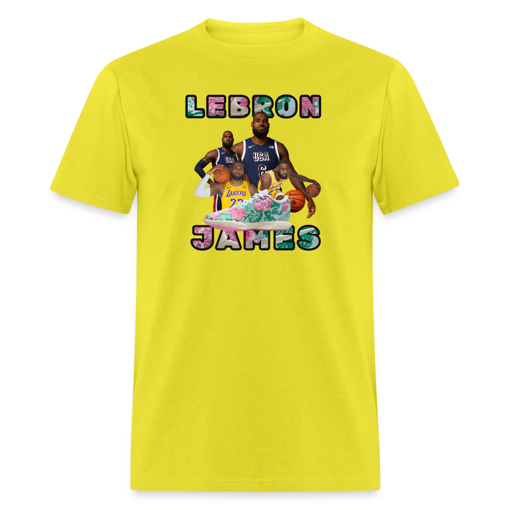 BRIGHT GREEN Lebron Shoe Unisex Classic T-Shirt - yellow