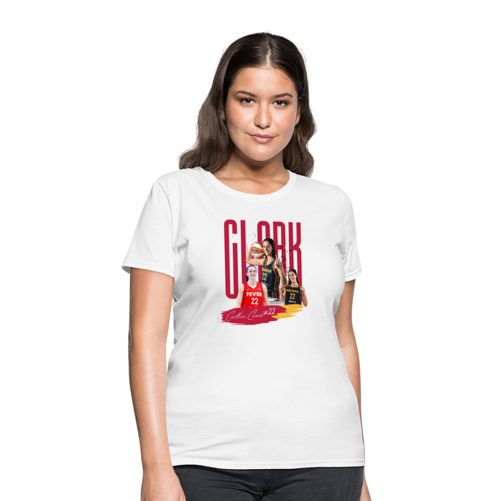 CAITLIN CLARK Women's T-Shirt - white