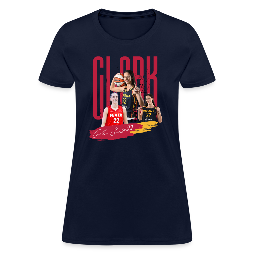 CAITLIN CLARK Women's T-Shirt - navy