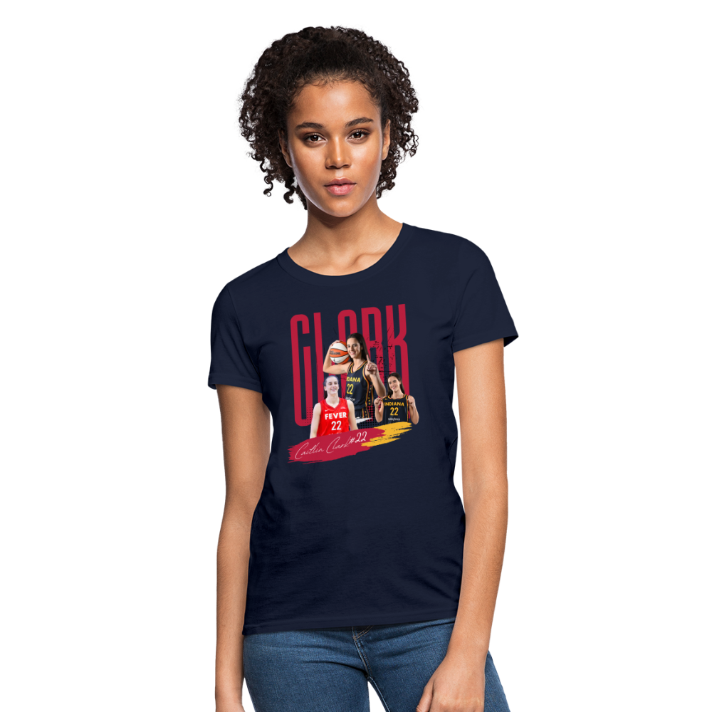 CAITLIN CLARK Women's T-Shirt - navy