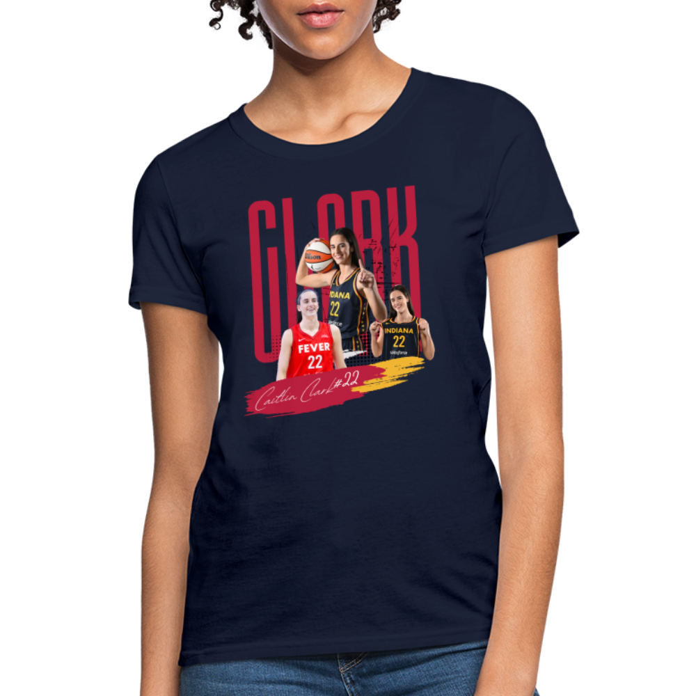 CAITLIN CLARK Women's T-Shirt - navy