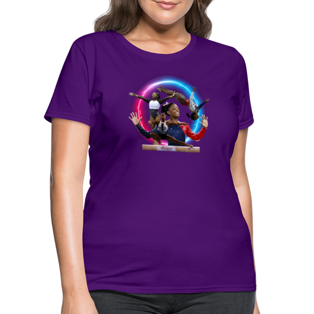 1 SIMONE BILESWomen's T-Shirt - purple