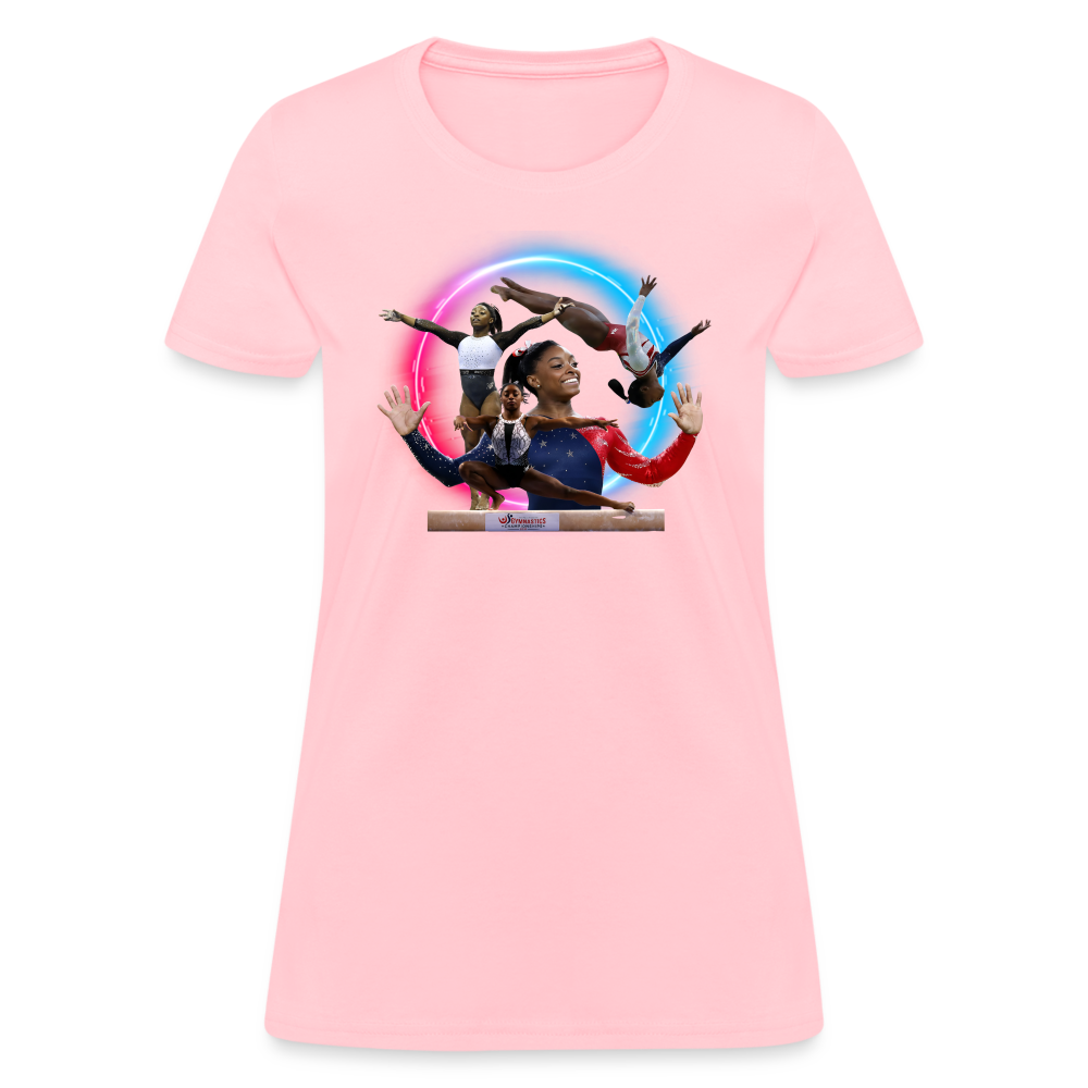 1 SIMONE BILESWomen's T-Shirt - pink