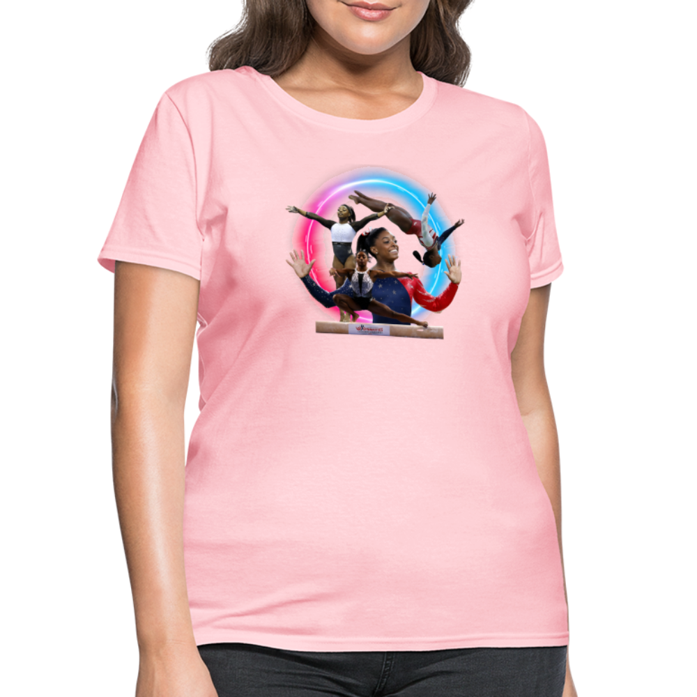 1 SIMONE BILESWomen's T-Shirt - pink
